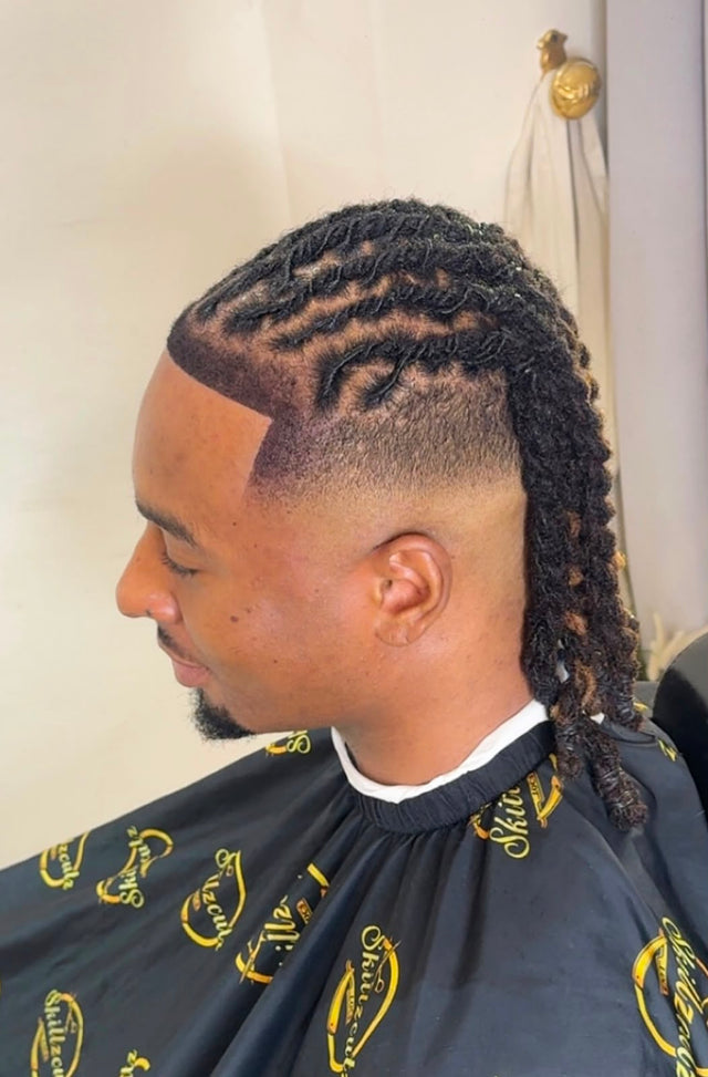 Braids-Back + Fade